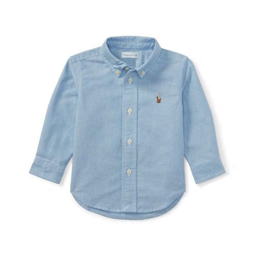 Ralph Lauren Baby Boys 3-24 Months Long Sleeve Oxford Shirt