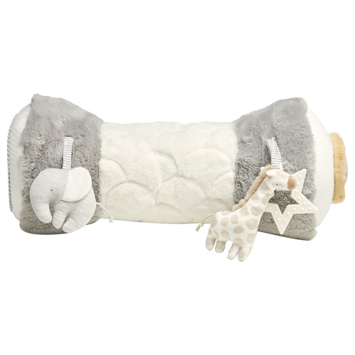 Elephant Tummy Time Roll - Grey