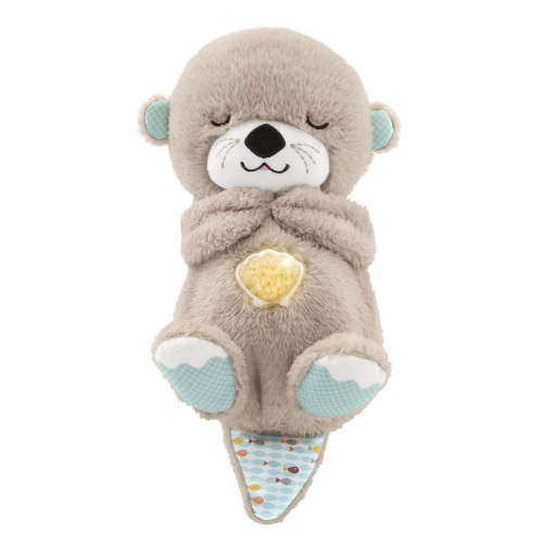 Fisher-Price Soothe 'n Snuggle Otter Baby Sound Machine with Rhythmic Breathing Motion, Ages 0+
