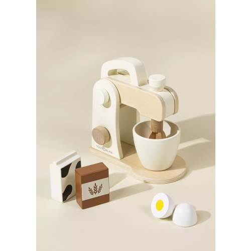 Wooden Stand Blender and Accessories