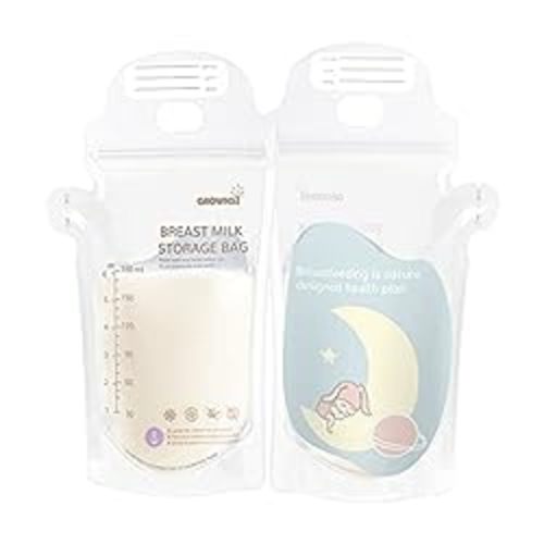 Momcozy Breastmilk Storing Bags, Temp-Sensing Discoloration Milk Storing  Bags for Breastfeeding, Disposable Milk Storage Bag with 6 Ounce Self