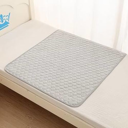 BlueSnail Washable Underpads,Waterproof,Soft, Portable and Reusable Incontinence Pads for Toddler,Adults,Elderly and Pets (34"x36" Pack of 2)(Dark Gray)