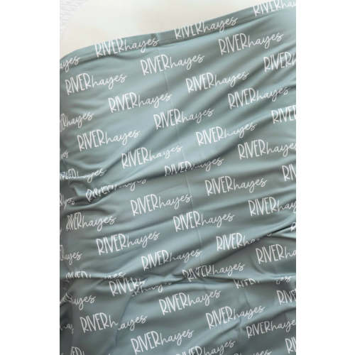 Personalized Baby Name Swaddle Blanket Font Duo | Best Selling Neutrals