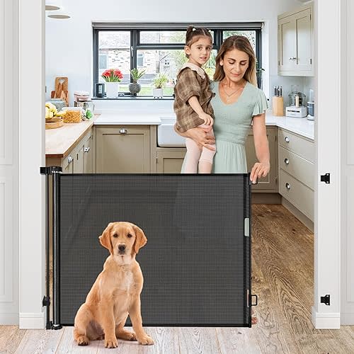 55" Retractable Baby Gates for Deck