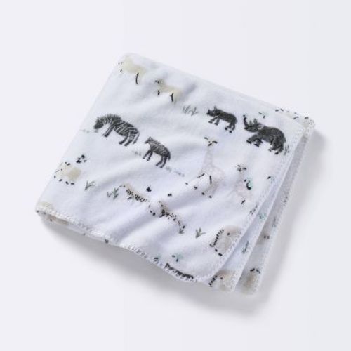 Plush Two By Two Baby Blanket - Animals - Cloud Island™