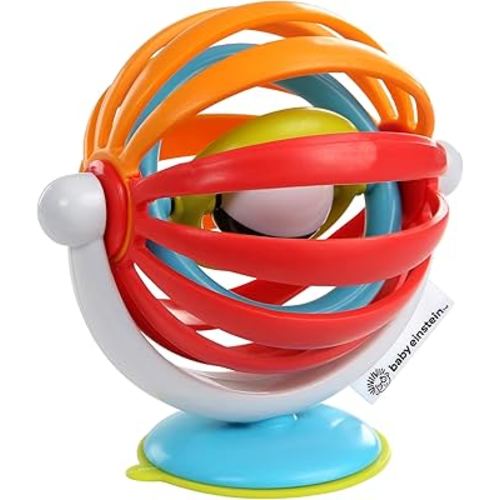 Baby Einstein Sticky Spinner BPA-free Suction Cup High Chair Activity Toy and Tray Toy for Early Development, 3mo+