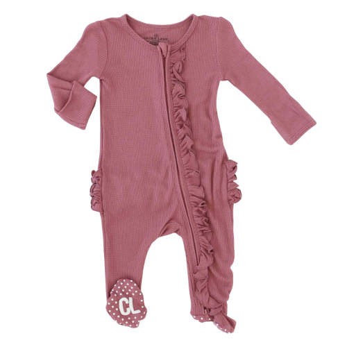 Girl Ruffle Zipper Footies | Best Sellers