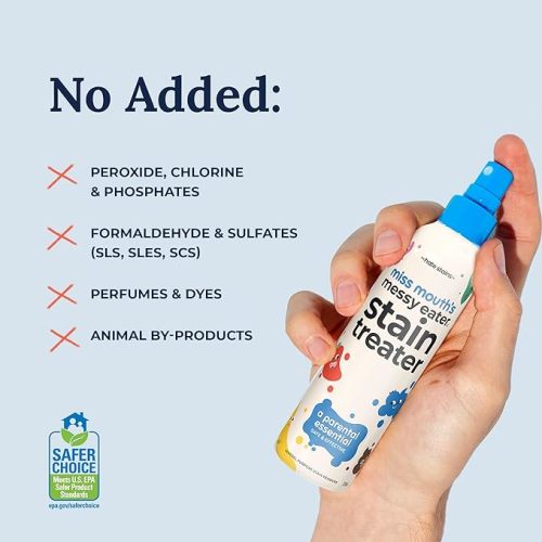 Miss Mouth's Messy Eater Stain Treater Spray - 4oz 3 Pack Stain Remover - Newborn & Baby Essentials
