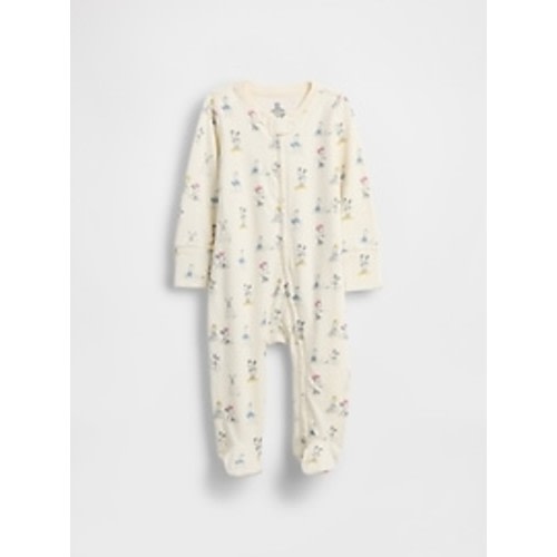 Gap × Disney Baby Organic Cotton Footed One-Piece | Gap