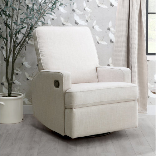 Second Story Home Tucker Swivel Reclining Glider - Canvas Gray Polyester Blend