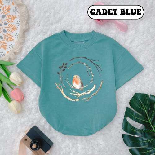 Bird Nest Baby Romper: Bird Nerd Bodysuit, Animal Clothes