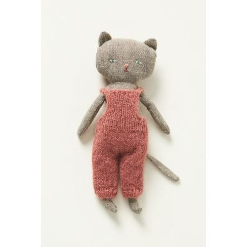 Kitten in Overalls Stuffed Animal
