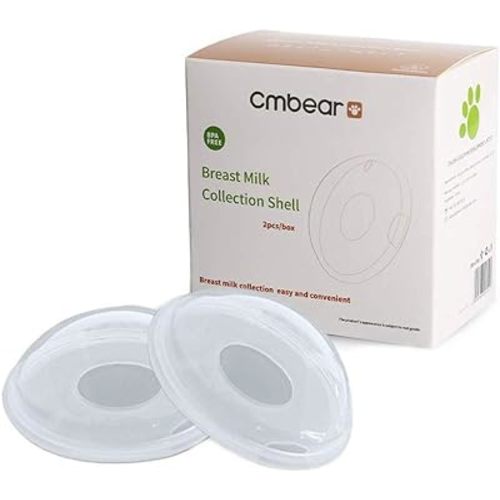 2 Pack Breast Shells Nursing Cups,Soft Silicone Milk Saver,Breast Shells for Breastfeeding Collect Breastmilk Leaks for Nursing Moms Material Reusable Milk Collector for Sore Nipples