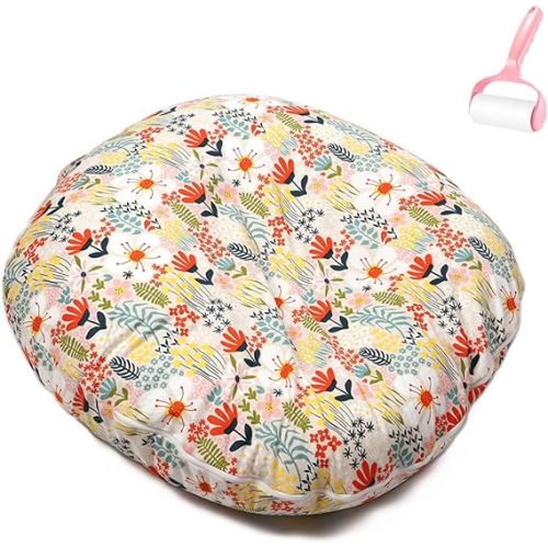 Nest Sleeper Pillow with Cotton Cover,Cartoon Portable Lightweight Lounger Pillow,Multifunctional Removable Soft Comfortable Lounger Pillows (Color-J, 23.6x21.6in)