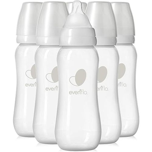Evenflo Feeding Premium Proflo Venting Balance Plus Standard Neck Baby, Newborn and Infant Bottles - Developed by Pediatric Feeding Specialists - 9 Ounce (Pack of 6)