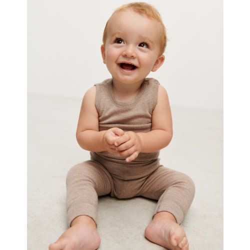 Baby merino wool leggings