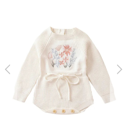 MEADOW Knitted Romper - Hazel & Bo