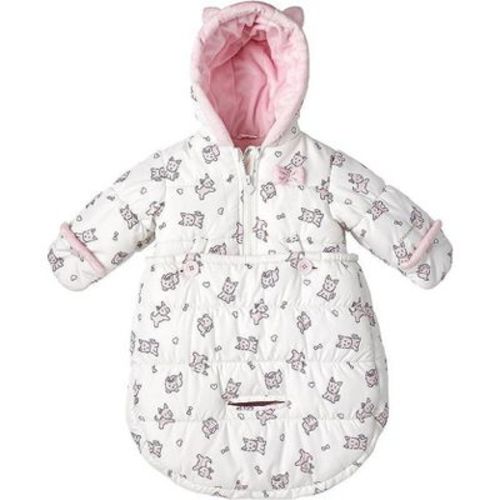 LONDON FOG Newborn Baby Girl and Boy Puffer Carbag Pram Snowsuit