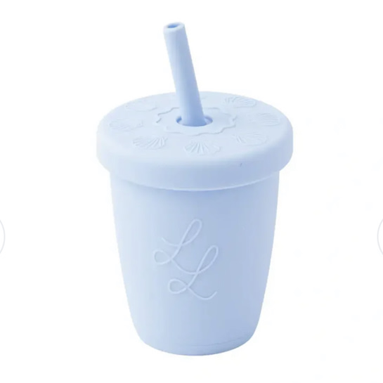 LFGB Certified Seashell Straw Cup - Low Country Littles