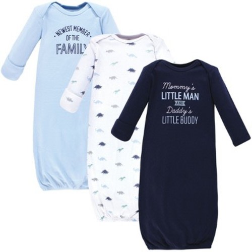 Hudson Baby Infant Boy Cotton Gowns, Newest Family Member, Size: 0-6 months