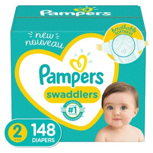 Pampers Swaddlers Diapers - (Select Size and Count)