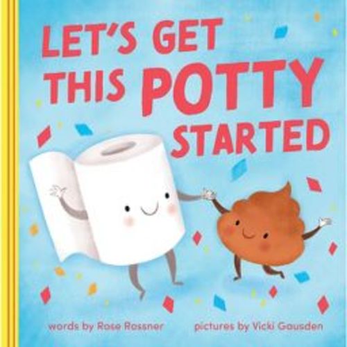 Let's Get This Potty Started - (Punderland) by Rose Rossner (Board Book)