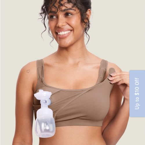 Natrelax® Velcro All-in-One Nursing & Pumping Bra