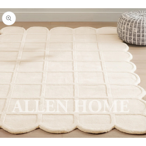 Selena Scallop Rug – Pastel Rug for Baby & Kids Room | Allen Home