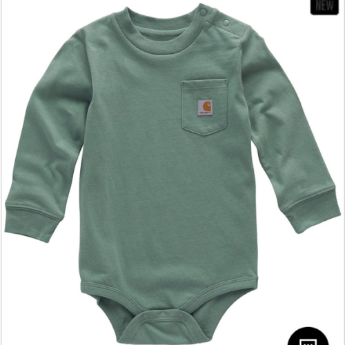 Boys' Long Sleeve Pocket Bodysuit (Baby) | Baby Boy Onesies & Bodysuits (0-24M) | Carhartt