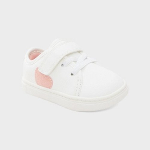 Carter's Just One You®️ Baby Girls' Emily First Walk Sneakers - White, Size: 4