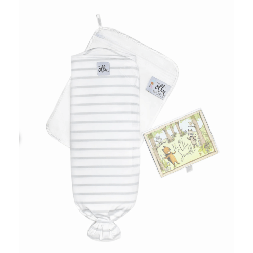The Ollie® Swaddle in Steele Stripe