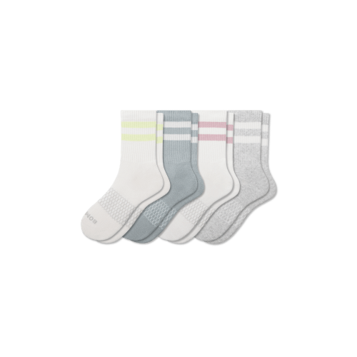 Women's Vintage Stripes Half Calf Sock 4-Pack