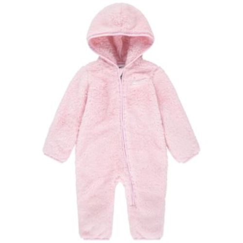 Baby Boys and Girls Hooded Sherpa Coverall