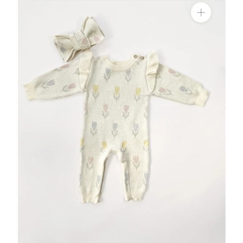 Luna + Luca Tulip Jacquard Jumpsuit