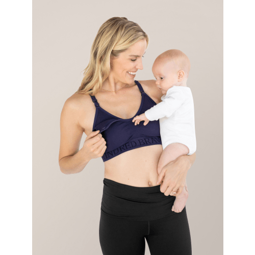 Sublime® Hands-Free Pumping & Nursing Sports Bra | French Blue - Kindred Bravely