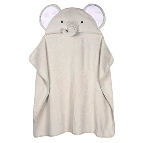 Just Born Boys and Girls Newborn Infant Baby Toddler Hooded Bath Towel, Elephant, One Size