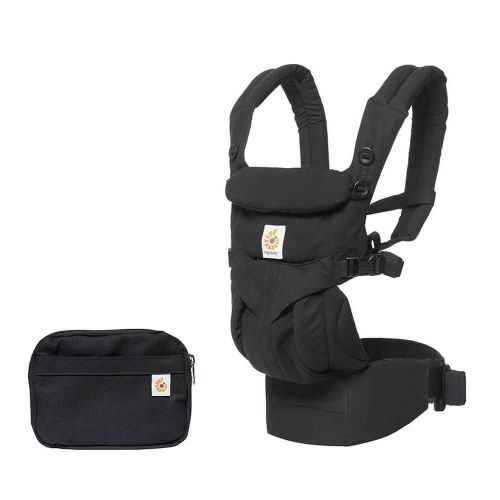OMNI 360 Cotton Baby Carrier - Pure Black