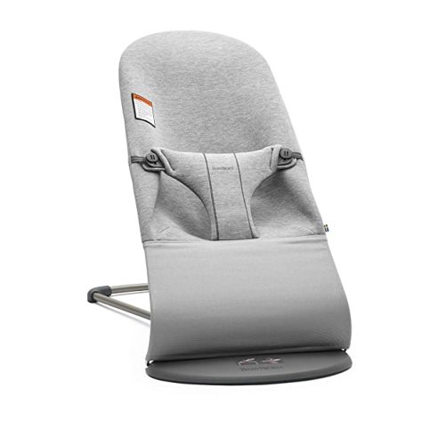 BabyBjörn Bouncer Bliss, 3D Jersey, Light Gray