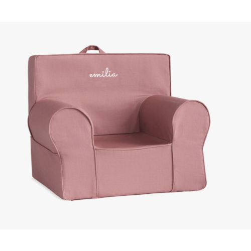 Personalized Anywhere Chair® Twill - My First - Pink Berry