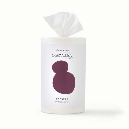 Disposable Biodegradable Cloth Diaper Liners - Esembly Baby