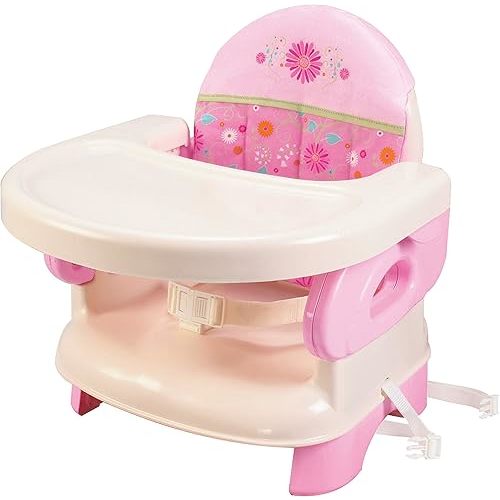 Summer Infant Deluxe Comfort Folding Booster Seat, Pink