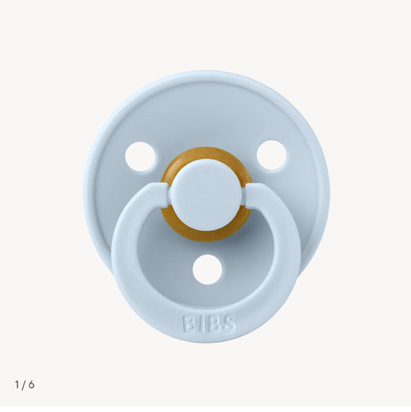 BIBS Colour - Baby Blue Pacifier – Bibsworld store US