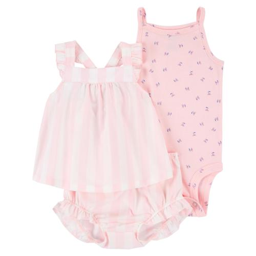 Carter's Child of Mine Baby Girl Outfit Set, 3-Piece, Sizes 0/3-24 Months