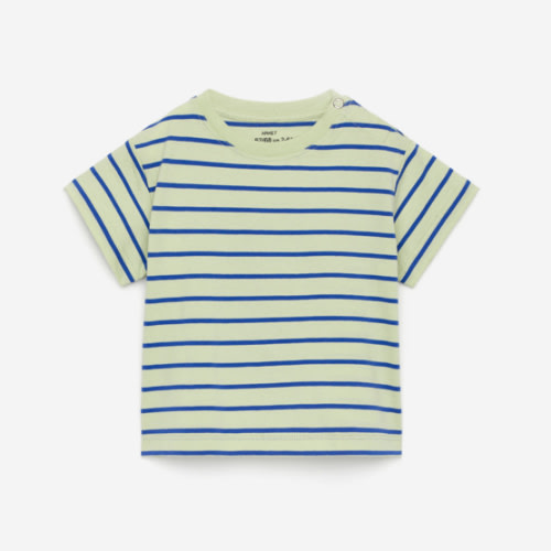 Short Sleeve T-Shirt – Lime/Blue – Children – ARKET WW