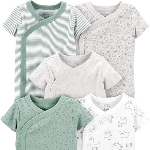 Simple Joys by Carter's unisex-baby 5-pack Side Snap Short-sleeve Bodysuit
