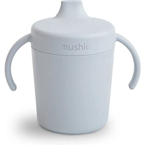 mushie Trainer Sippy Cup | 6 Months + (Cloud)