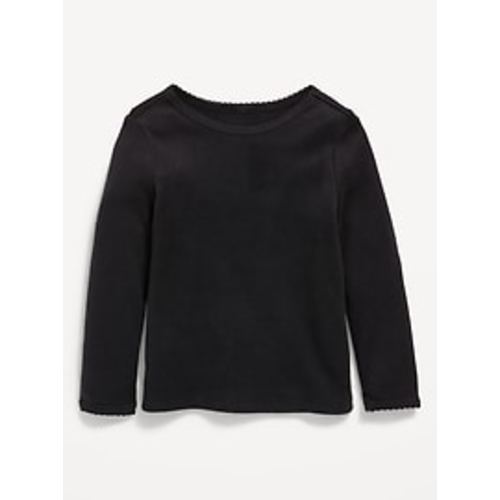 Cozy Long-Sleeve Waffle-Knit T-Shirt for Toddler Girls | Old Navy