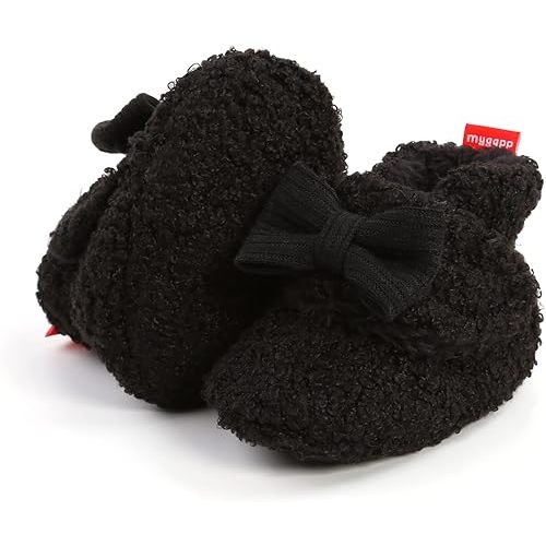 Ohwawadi Infant Baby Slippers Girls Boys Booties Warm Baby Socks Shoes Newborn Crib Shoes Baby Footwear Prewalkers