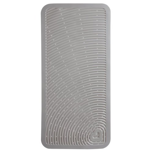 Munchkin Soft Spot Cushioned Bath Mat, Includes Strong-Hold Suction Cups, BPA-Free, Gray
