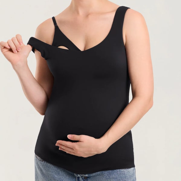 MOMANDA Naterlax® V Neck Nursing Tank Top